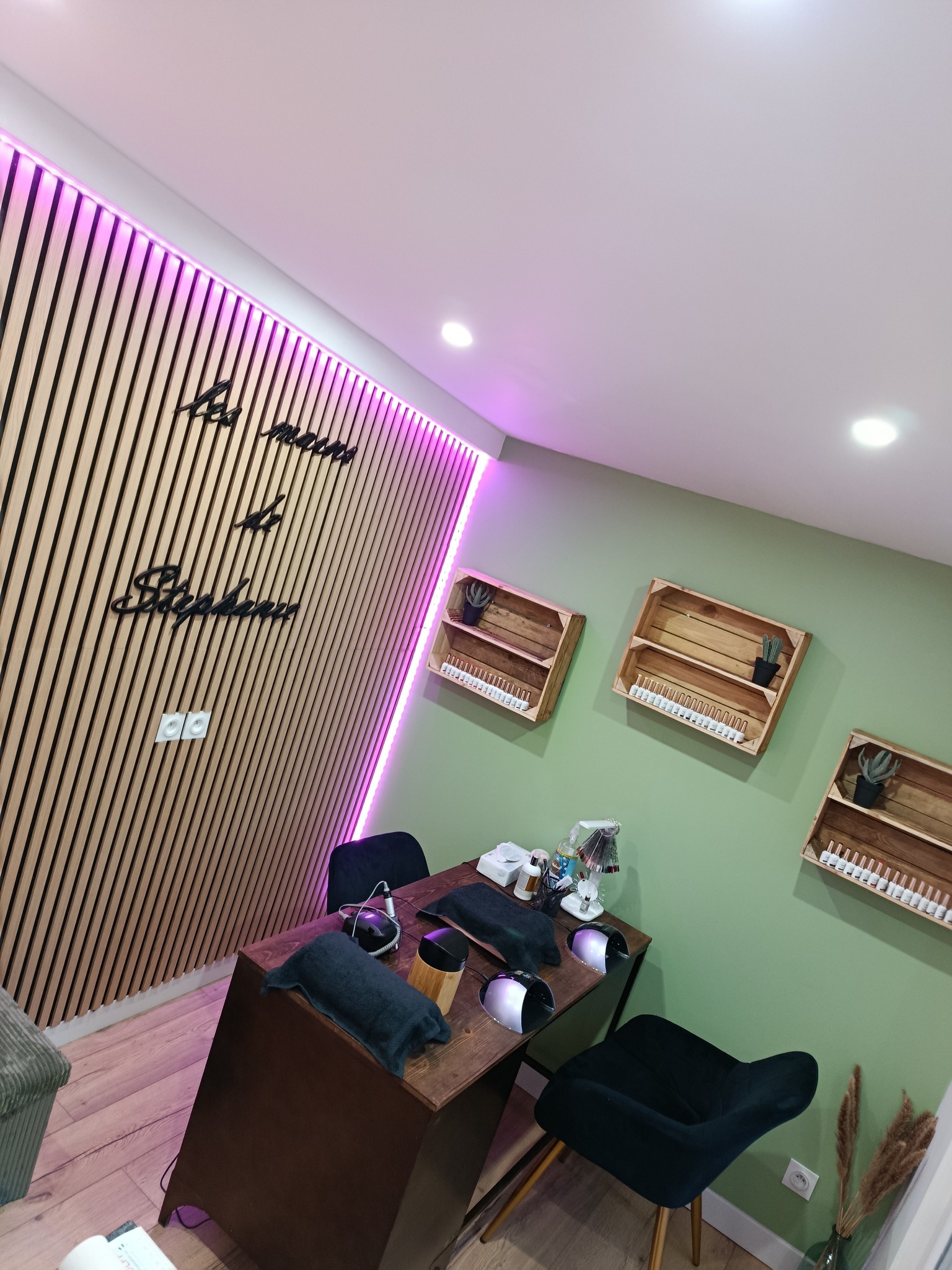 Intérieur de l'institut Les mains de Stéphanie